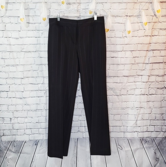 Ann Taylor Pants - Ann Taylor Margo Black Pinstripe Pants